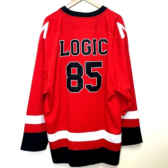 Logic Everybody Red Hockey Jersey Tour Merch 2X - Picture 2 of 9